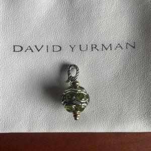 David Yurman Sterling & 14KT Peridot Pendant